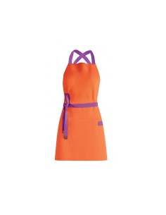 Avental Laranja Alça Cruzada Roxo Buffet Sorveteria...