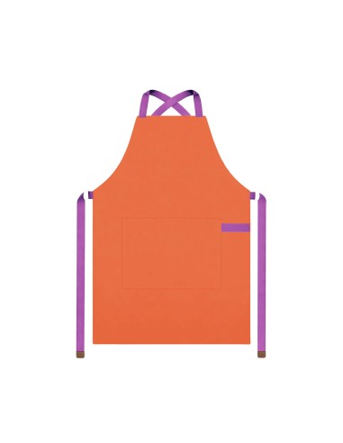 Avental Laranja Alça Cruzada Roxo Buffet...