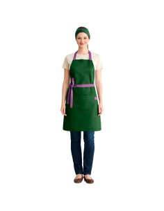 Avental Verde Alça Cruzada Roxo Restaurante Jardinagem Bar 2