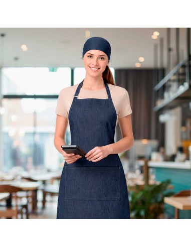 Avental Jeans Profissional Chef de Cozinha...