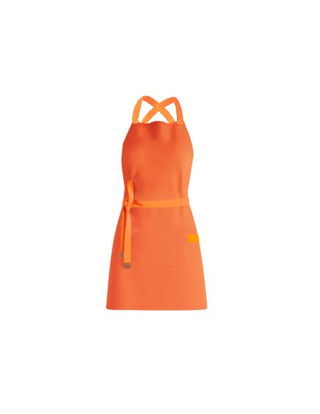 Avental Alça Cruzada Laranja Buffet Sorveteria Jardinagem