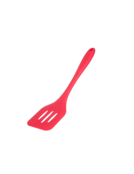 Espatula de Silicone Perfurada Utensilio Cozinha Vermelho