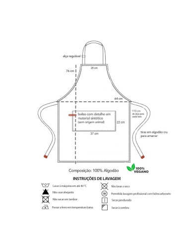 Avental Roxo Açai Algodao Sorveteria Doceria...