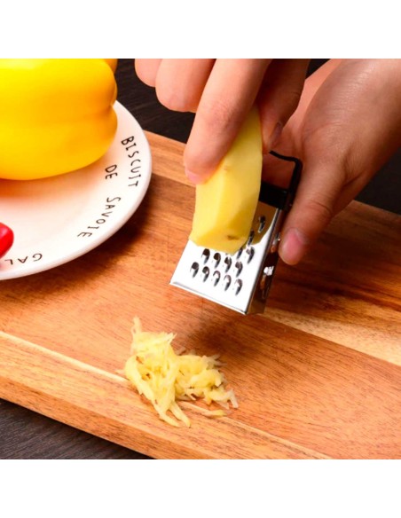 Mini Ralador de Queijo Aço Inox Pequeno Raspas de Limao