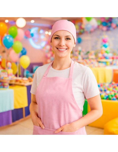 Avental Rosa Cozinha Chef Confeitaria Sorveteria Buffet Festa