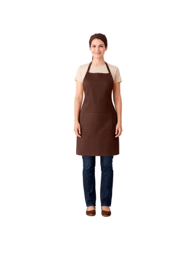 Avental Marrom Chef Cafeteria Jardinagem...