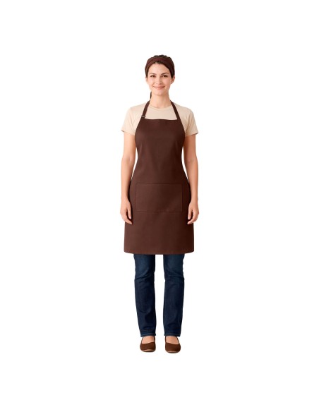Avental Marrom Chef Cafeteria Jardinagem Barbearia Doceria