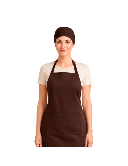 Avental Marrom Chef Cafeteria Jardinagem Barbearia Doceria