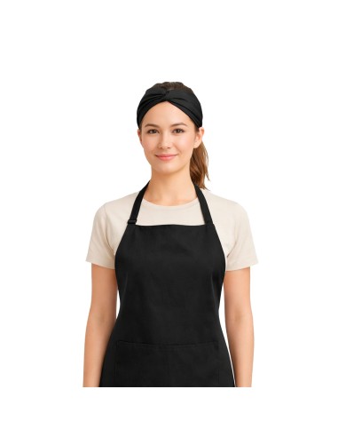 Avental Preto Cozinha Chef Cafeteria Bar...