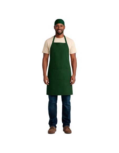 Avental Verde Escuro Cozinha Chef Jardinagem Cafeteria Bar