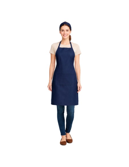 Avental Azul Marinho Cozinha Chef Restaurante Bar Cafeteria