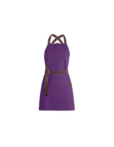 Avental Roxo Alça Cruzada Marrom Açai...