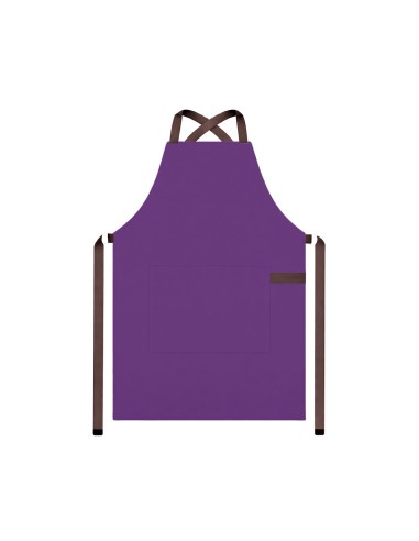 Avental Roxo Alça Cruzada Marrom Açai...