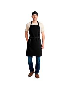 Avental Preto Alça Cruzada Cafeteria Bar Sapataria Barbearia 2