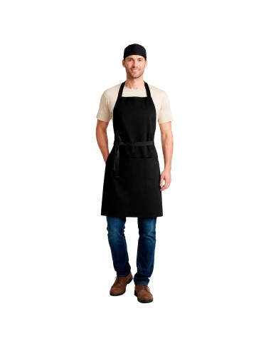 Avental Preto Alça Cruzada Cafeteria Bar...