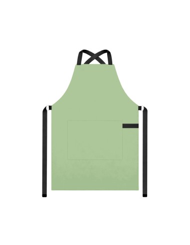 Avental Verde Matte Cha Alça Cruzada Preto...