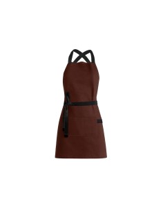 Avental Marrom Alça Cruzada Preto Jardinagem Barbearia...