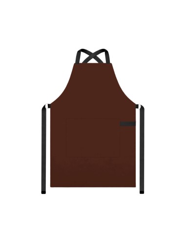 Avental Marrom Alça Cruzada Preto Jardinagem...
