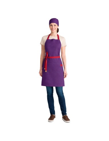 Avental Roxo Alça Cruzada Vermelho Açai...