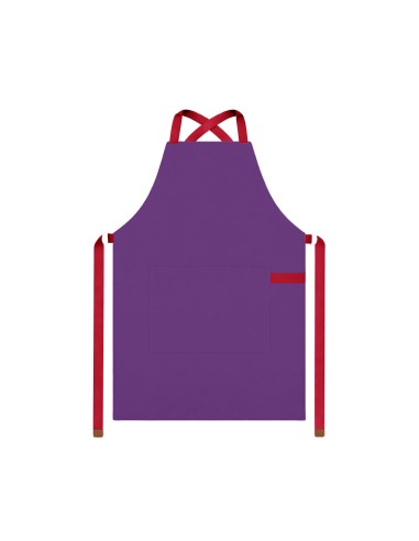 Avental Roxo Alça Cruzada Vermelho Açai...