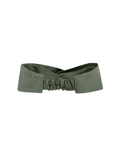 Faixa de Cabelo Turbante Bandana Verde Oliva...