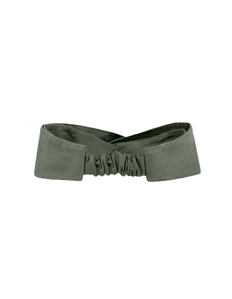 Faixa de Cabelo Turbante Bandana Verde Oliva Chef Cozinha