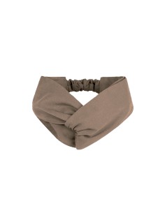 Faixa de Cabelo Turbante Bandana Marrom Claro Chef Cozinha