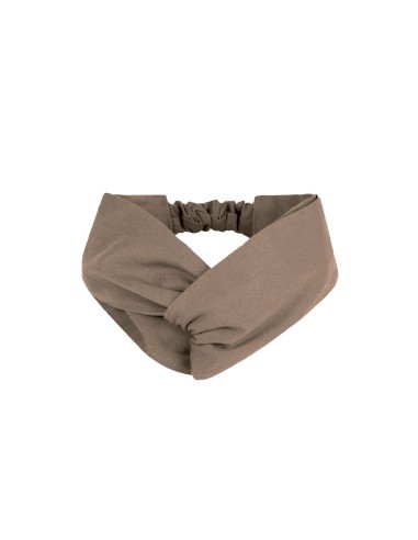 Faixa de Cabelo Turbante Bandana Marrom Claro...