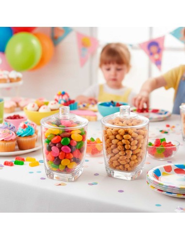 Pote Tampa Doce Salgadinho Transparente...