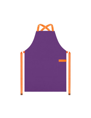 Avental Roxo Alça Cruzada Laranja Açai...