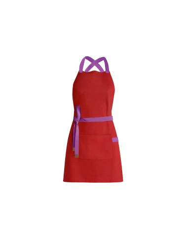 Avental Vermelho Alça Cruzada Roxo Buffet...