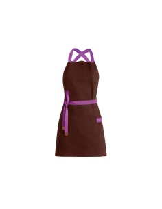 Avental Marrom Alça Cruzada Roxo Jardinagem Barbearia...
