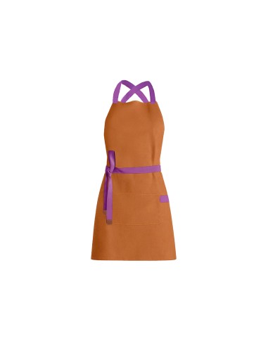 Avental Caramelo Alça Cruzada Roxo Cafeteria...