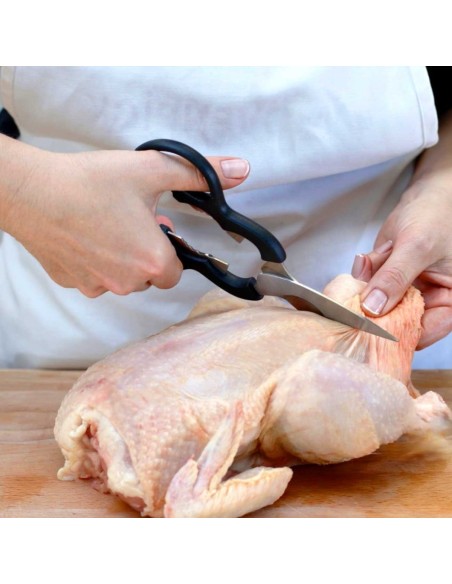 Tesoura de Cozinha Culinaria Multifuncional Frango Vegetais