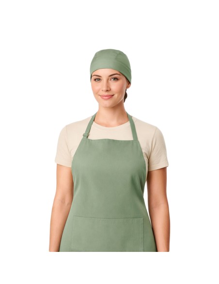 Bandana Verde Mate Claro Touca Cozinha Cozinha Bar Unissex