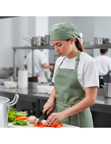 Bandana Verde Mate Claro Touca Cozinha Cozinha Bar Unissex