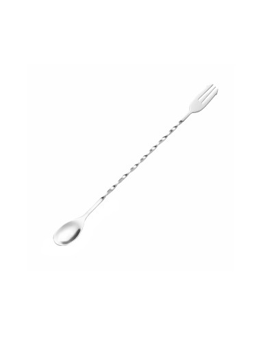 Colher Bailarina Garfo Tridente Inox Drink...