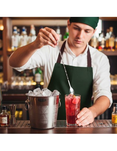 Colher Bailarina Garfo Tridente Inox Drink...