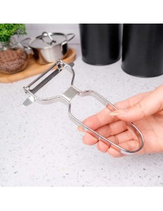 Descascador de Legumes Frutas Manual Lamina Aço Inox 13cm 2