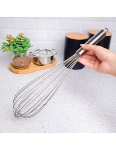 Batedor de Ovos Clara Manual Fouet Inox Grande... 2