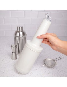 Garrafa Store n Pour Branca 1L Jarra Dosadora Bar Drinks 2