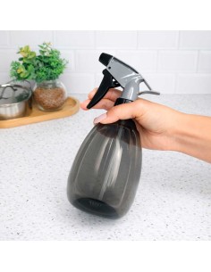 Borrifador Spray Multiuso Limpeza Preto Transparente 500ml 2