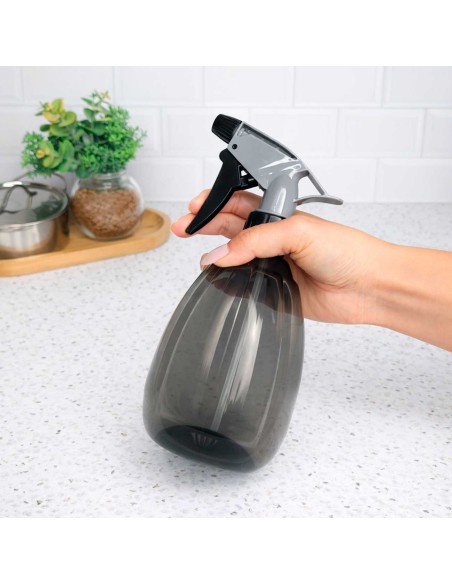 Borrifador Spray Multiuso Limpeza Preto Transparente 500ml