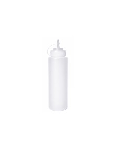 Bisnaga Transparente Tubo Fino Molho Plastico Medidor 720ml