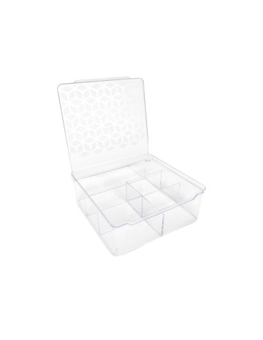 Caixa Organizadora Multiuso 5 Divisorias Tampa...