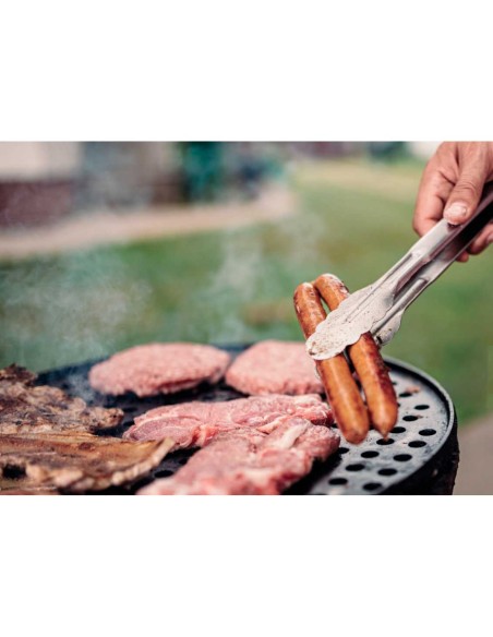 Pegador Alimentos Inox Pinça Profissional Grande Longo 41cm