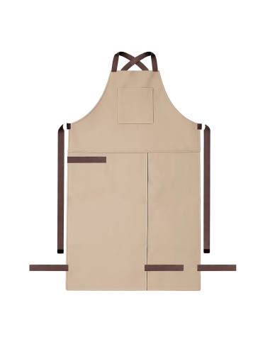 Avental Ceramica Macacao Bege Fenda Alça...