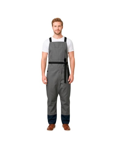 Avental Ceramica Macacao Cinza Fenda Alça...