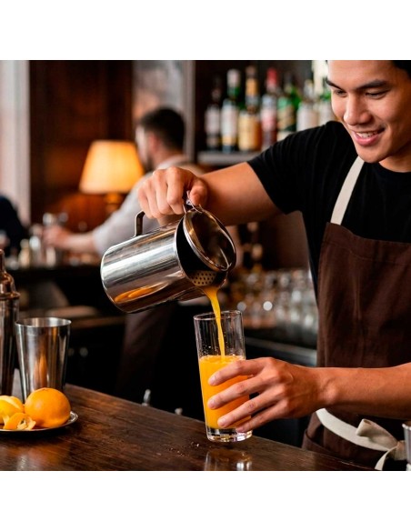 Jarra de Suco Agua Inox Tampa Aparador Bar Festa Buffet 2L