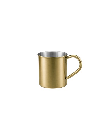 Caneca Moscow Mule Aço Inox Dourado Velho 420ml...